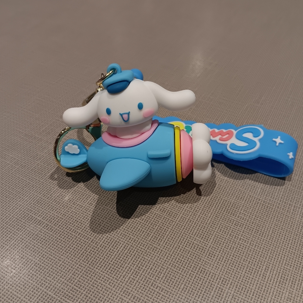 CINNAMOROLL Blue Cartoon Character Keychain